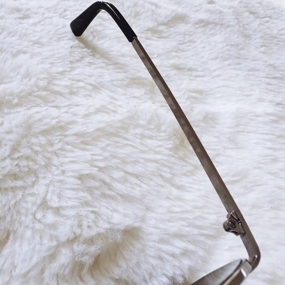 Doug Black W/ Silver Rim Aviator Sunglasses - Picture 5 of 11